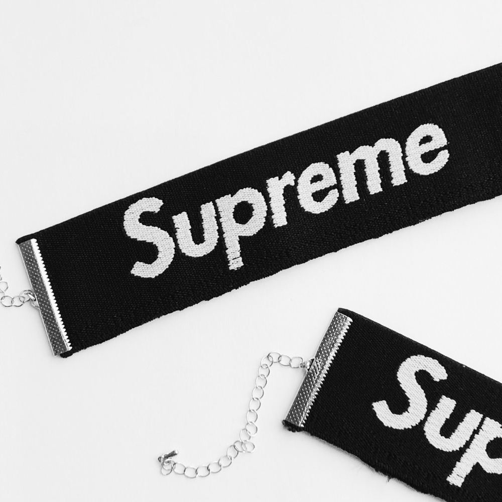 Supreme Black and White Necklace